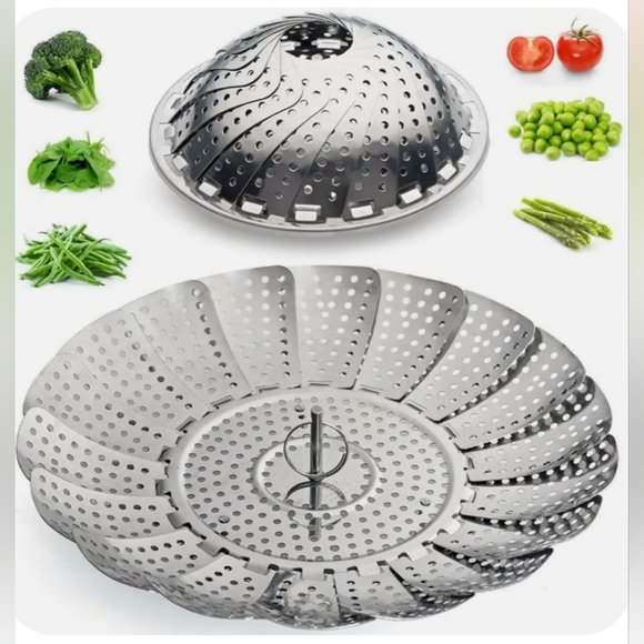 Stainless Steel Fruit & Vegetable Steamer by Culinary Fresh - Picture 4 of 9